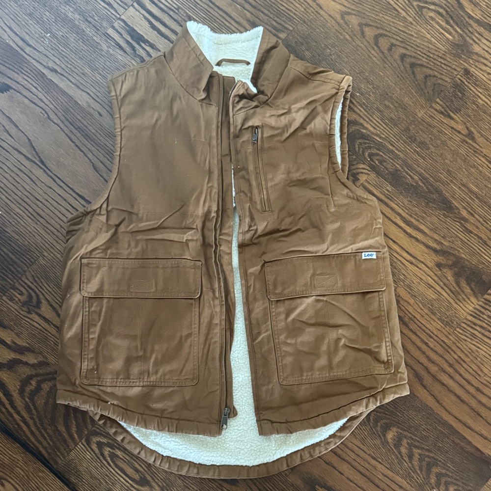 Lee Brown Utility Vest